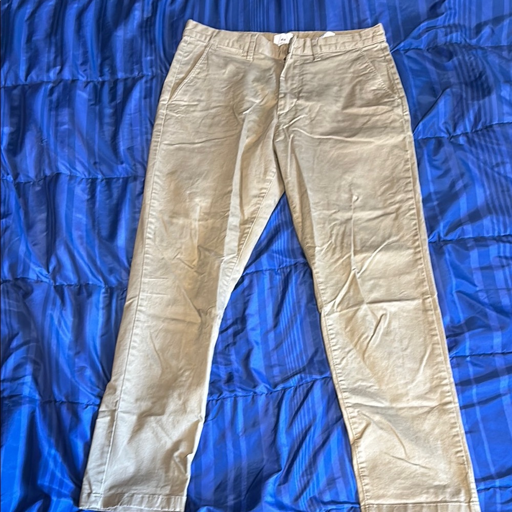 Men's Slim Fit Tan Pants